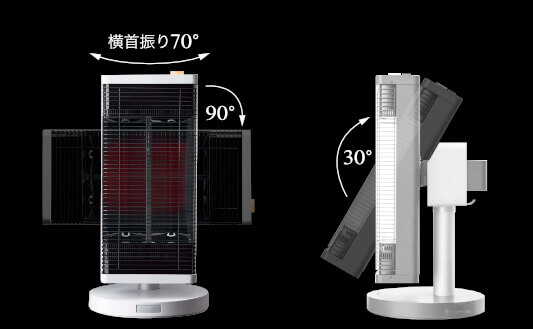 ま*も様 ダイキン セラムヒート CER11vS-W 人感センサー 首振り機能付