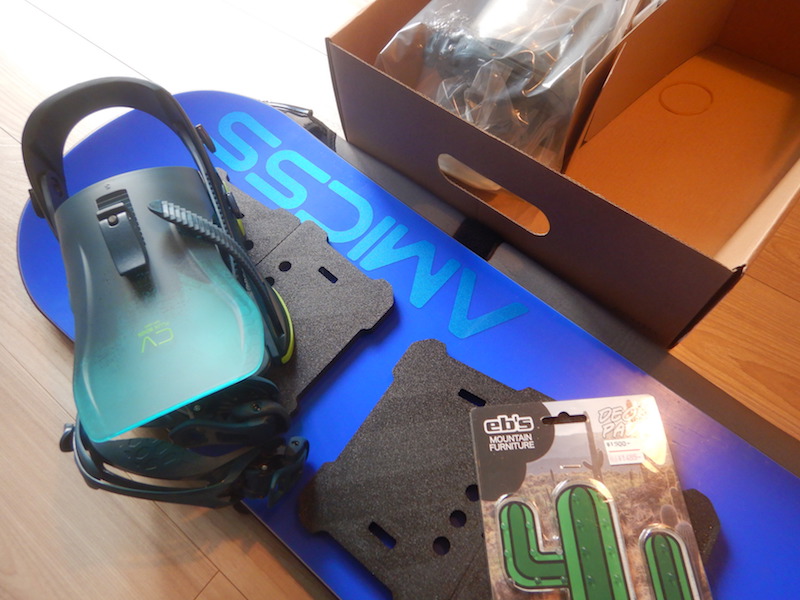 ビンディングの取り付け 21/11モデルFLUX CV & RECT DISC