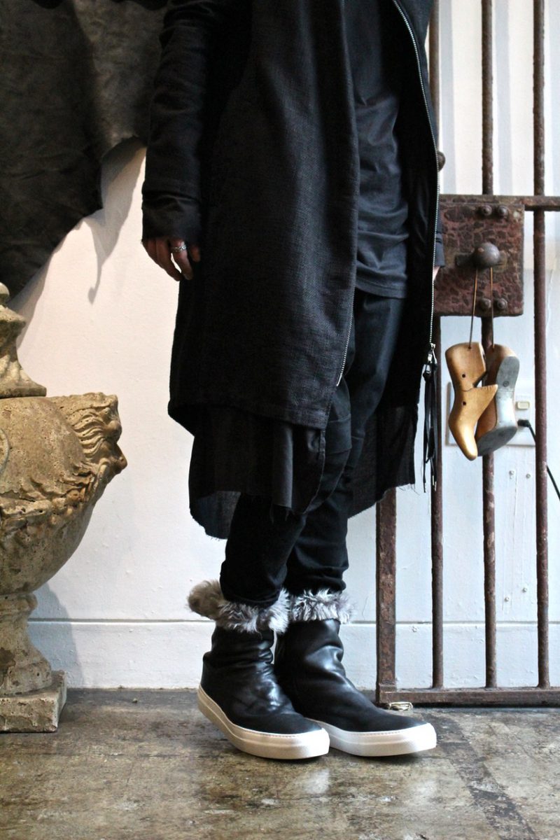 LINEA_F by incarnation. MMXVII-X749. GUIDI Waxed Horse Back Zip