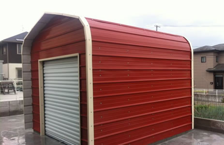 アメリカンスチールガレージ｜ジューサンケンチクセッケイ（愛媛県松山