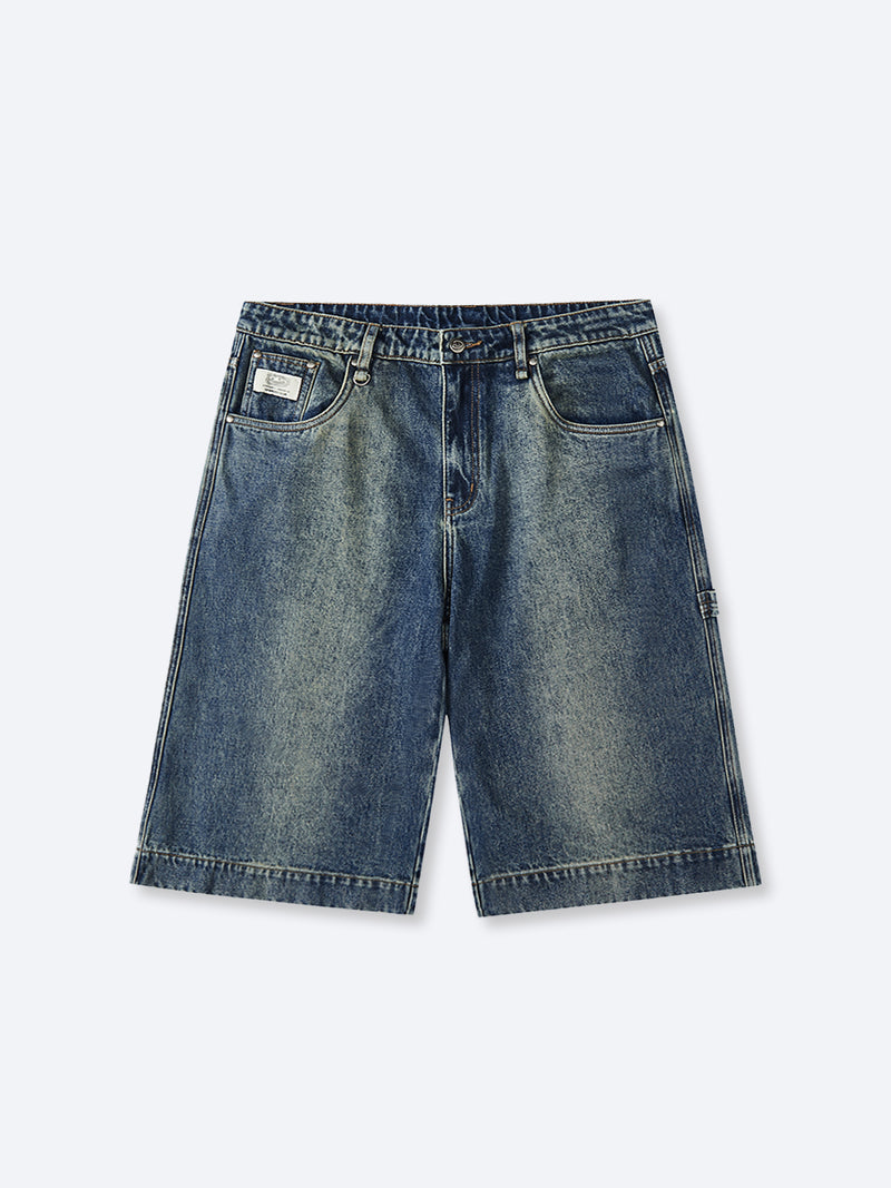 SMILEY STITCH JORTS - VINTAGE BLUE – DRMERS CLUB