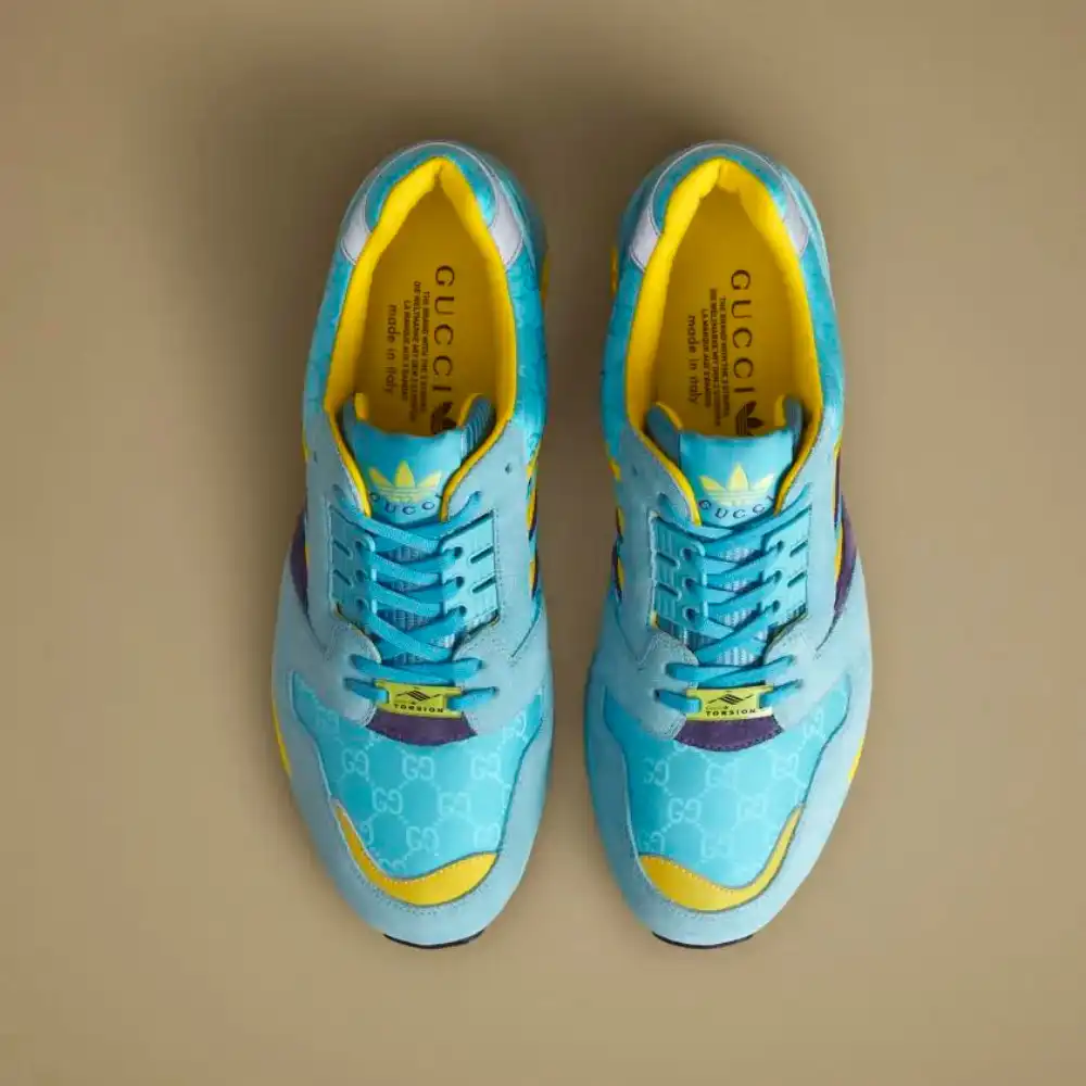 Gucci x adidas ZX8000 Clear Aqua Masculino - Droper