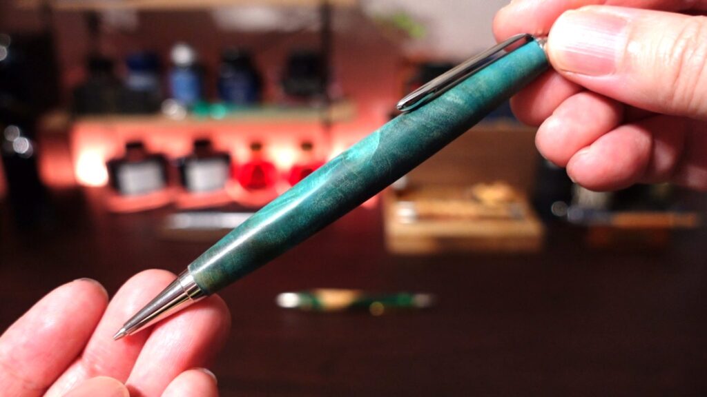 ウッドペンクラフト】ハーモニックウッド 宝石のようなペンの作り方