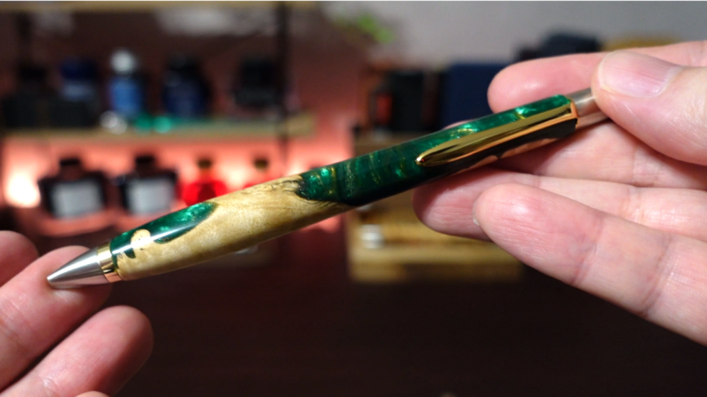 ウッドペンクラフト】ハーモニックウッド 宝石のようなペンの作り方