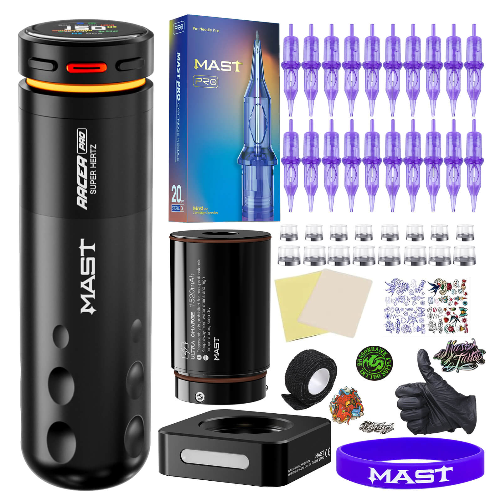 Tattoo Kit | Dragonhawk Mast Racer Pro Machine Pen Wireless