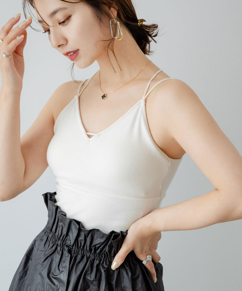 カップ付きバッククロスキャミ – レディースファッション通販の夢展望