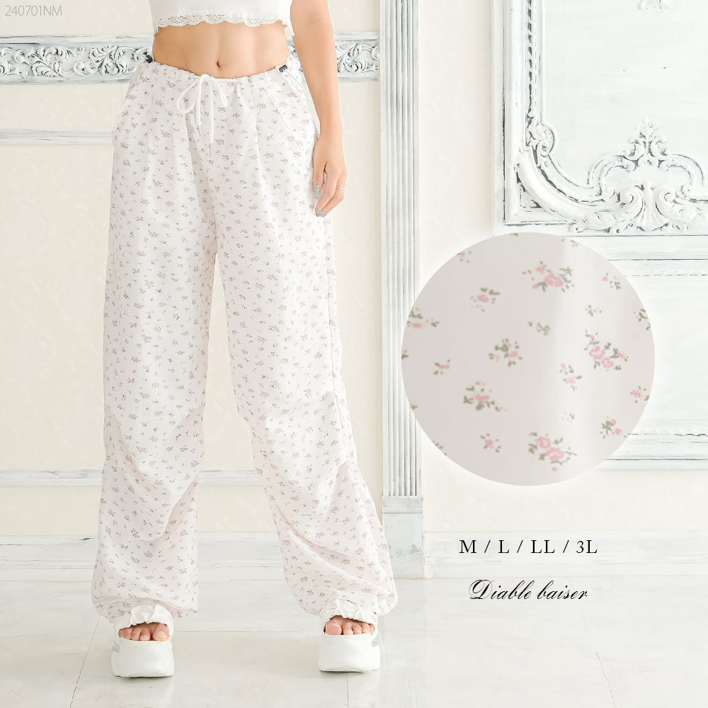 2buy20%OFFクーポン対象】花柄カーゴパンツ – レディースファッション