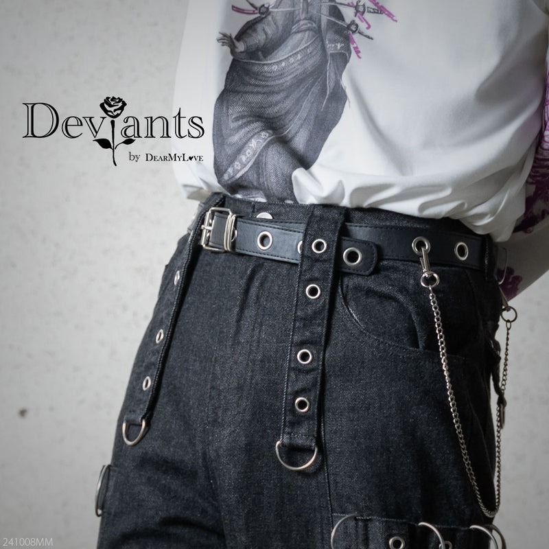 レザーチェーン付ベルト – レディースファッション通販の夢展望【公式】