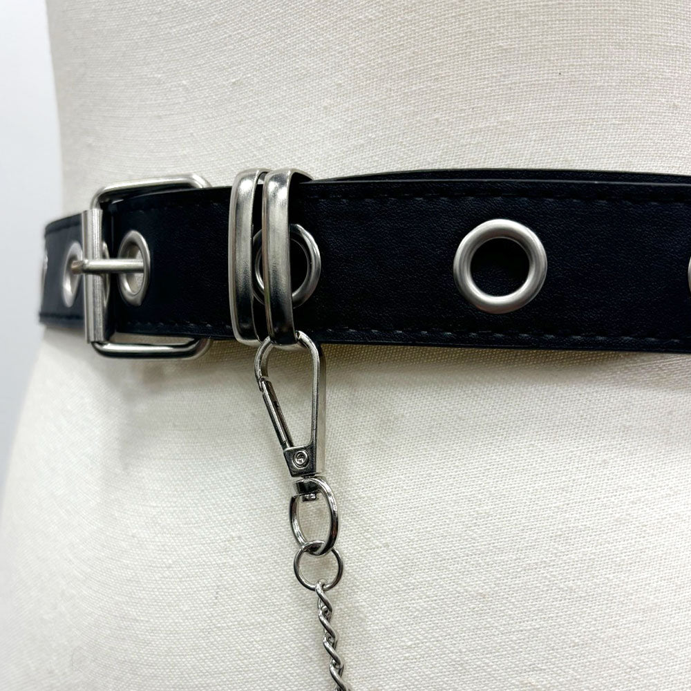 レザーチェーン付ベルト – レディースファッション通販の夢展望【公式】