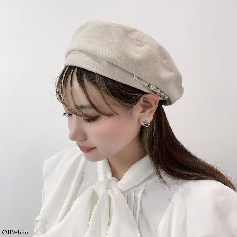 MA＊RS マーズ りぼんパール ベルト ベレー帽 ACCESSORY / HAT|地雷系