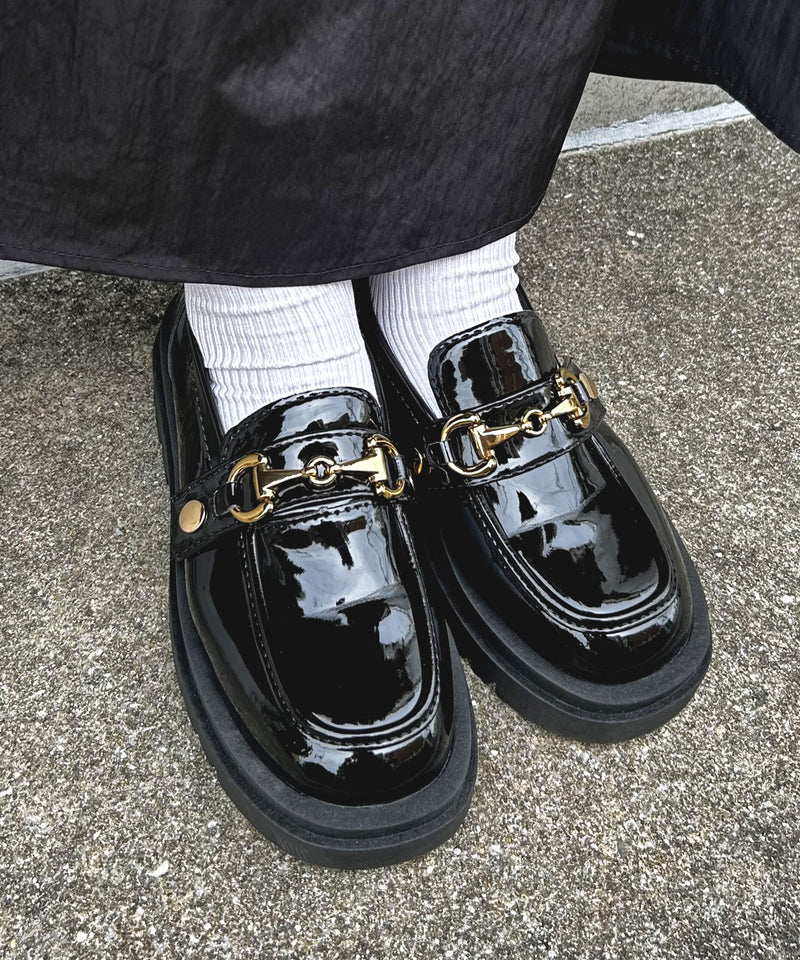 5cmヒールカスタムバックルローファー – レディースファッション通販の