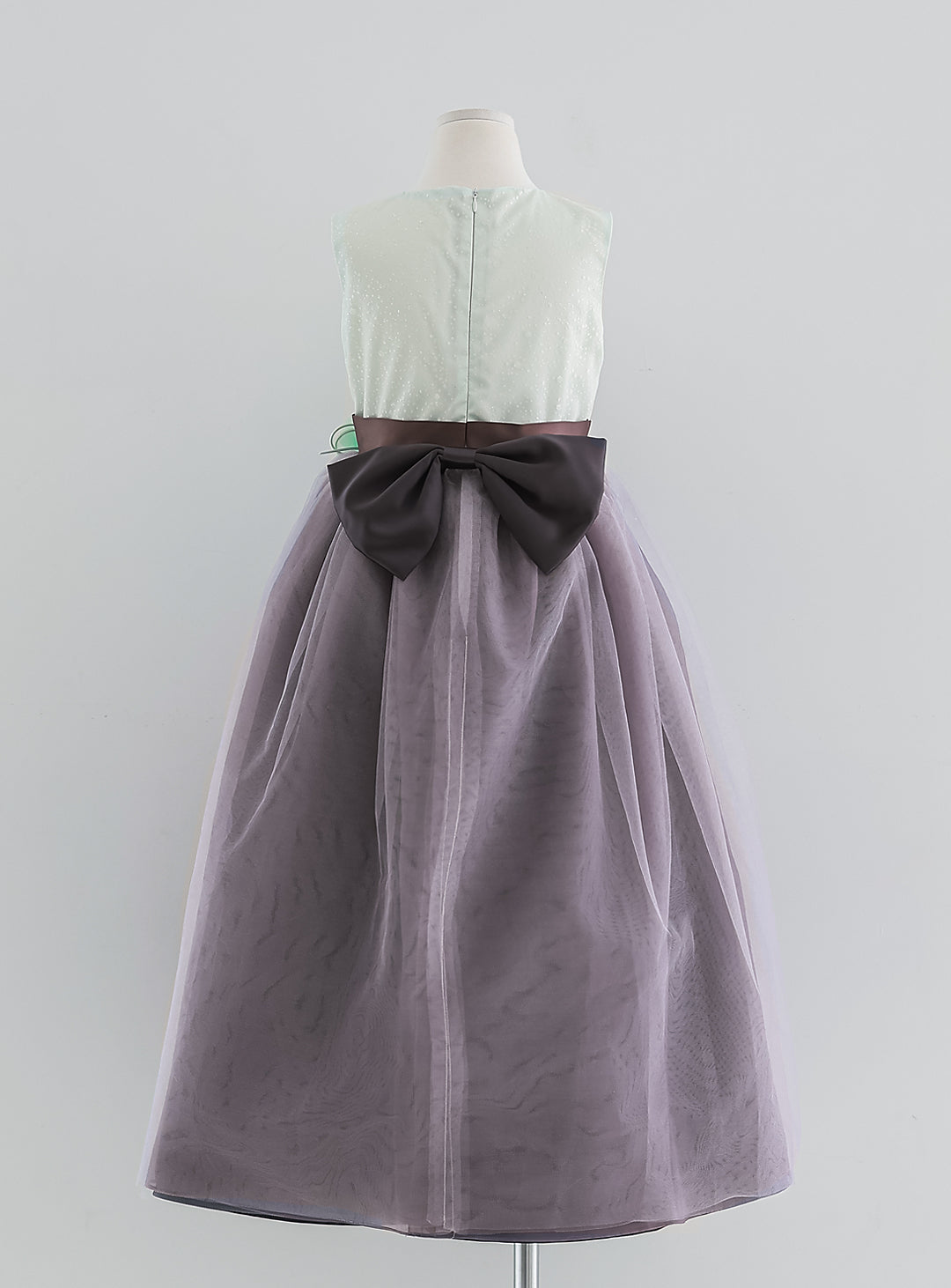 子供ドレス|子供ドレスならミント×チャコールスパンコールロングドレス