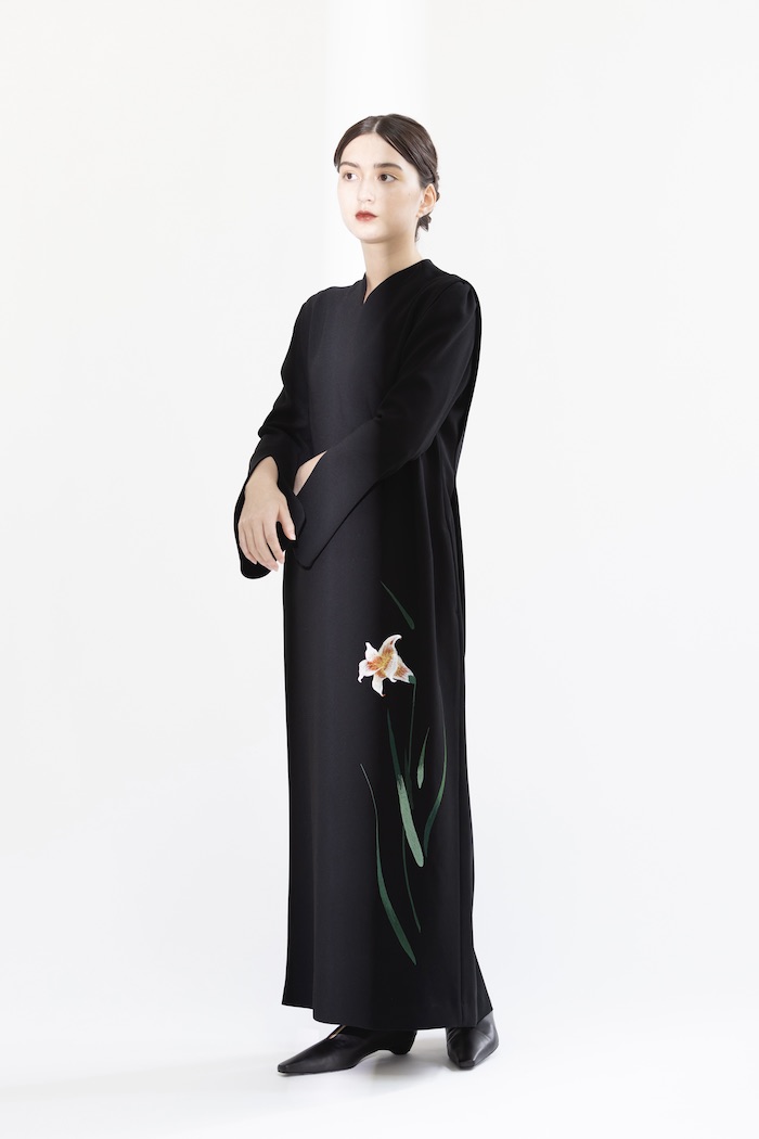 Mame Kurogouchi（3泊4日） 三越350周年 Triacetate Floral Embroidery