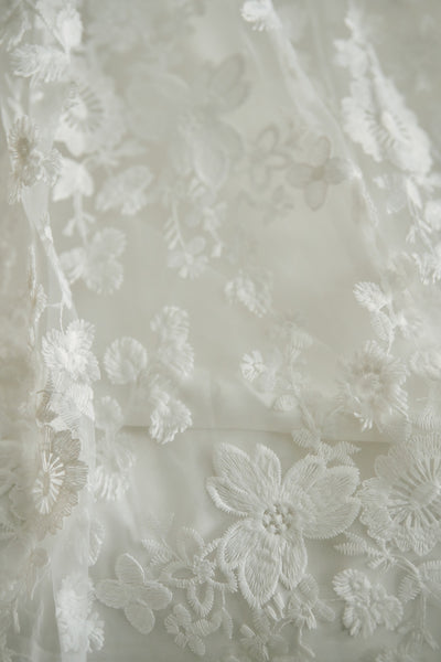 2way 総レース パフスリーブドレス（W295）