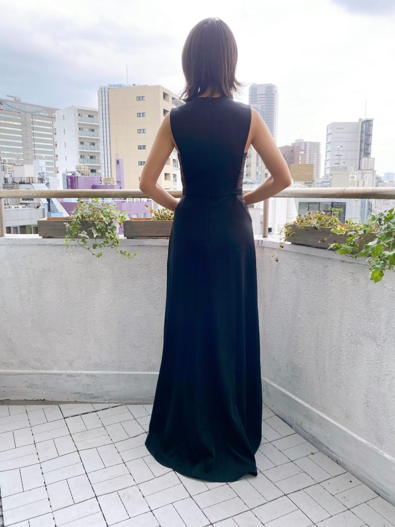 BCBG MAXAZRIA ブラックモードロングドレス | 結婚式・パーティー