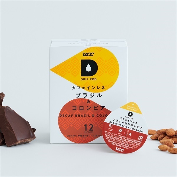UCC DRIP POD カフェインレス ブラジル＆コロンビア 12P | UCC