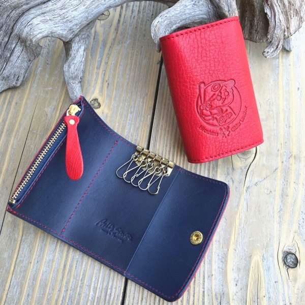 広島ジビエレザー×広島東洋カープ鹿革キーケース 1個(キーケース