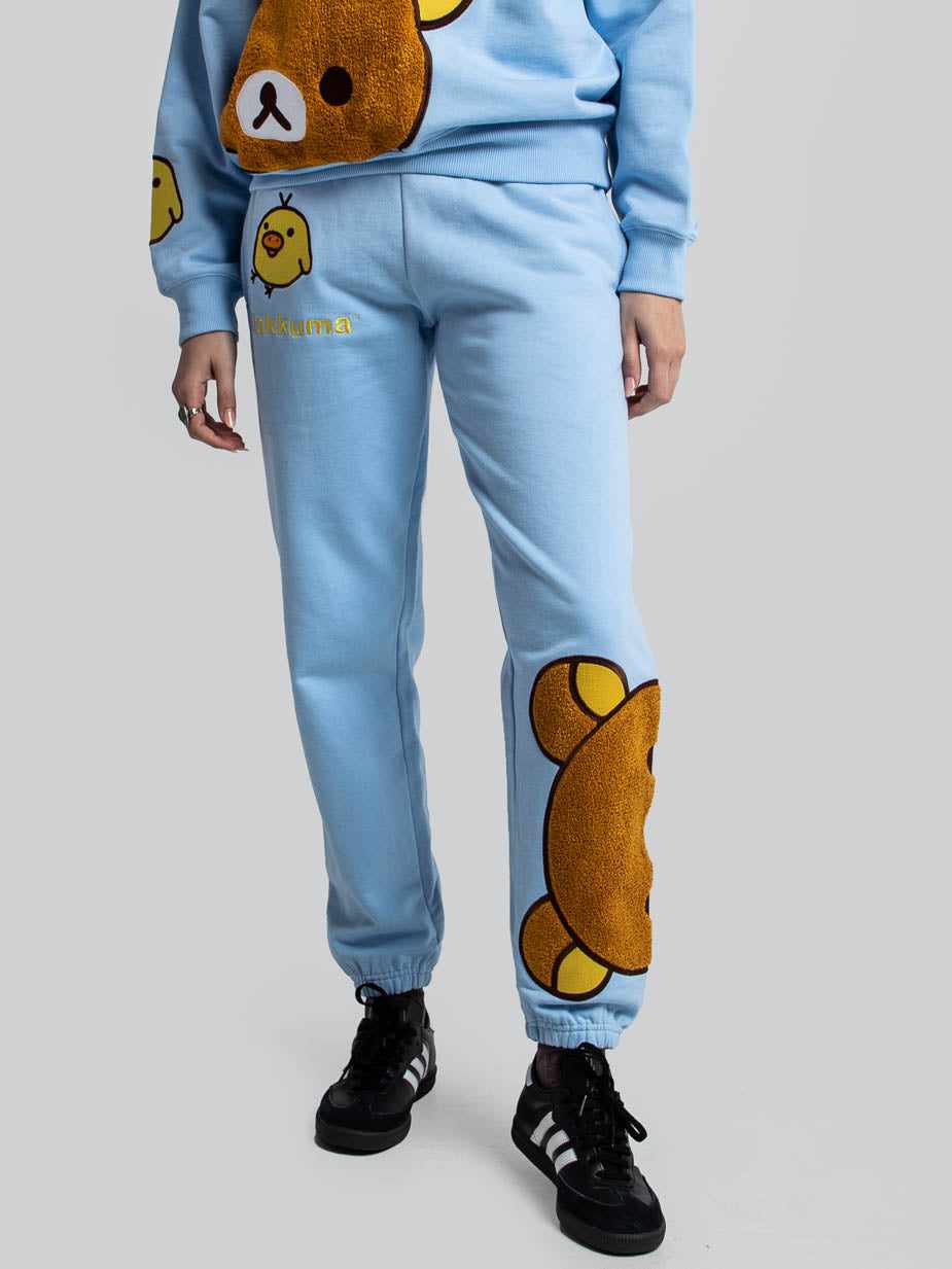 Kiiroitori and Rilakkuma Sky Sweatpants | Official Apparel
