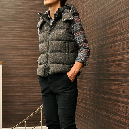 TATRAS OBARATOR ウールレオパードダウンベスト | DUE blog