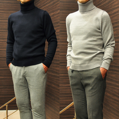 ZANONE DV ミドルゲージタートルネックニット | DUE blog