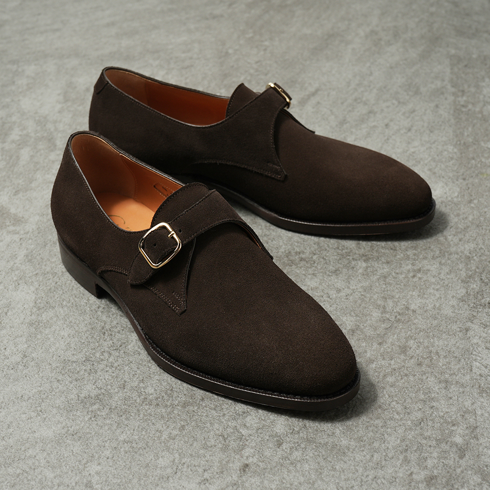 F.LLI Giacometti FG498 SUPER BUCK スエード シングルモンク