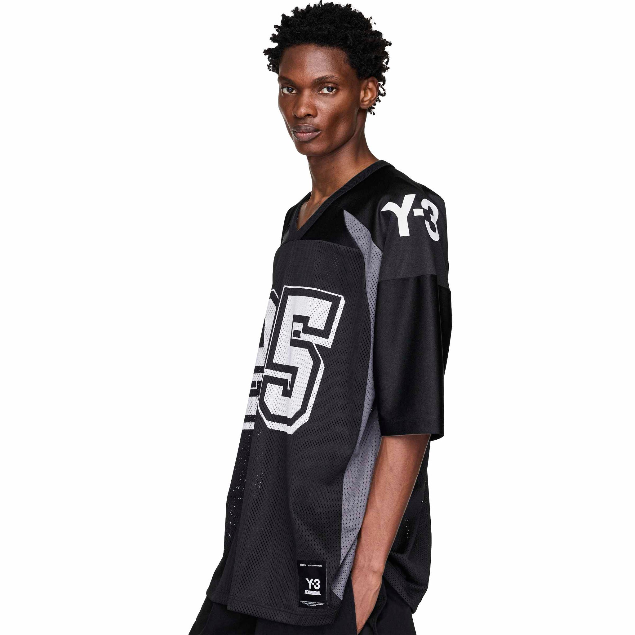 Y-3 x NEIGHBORHOOD Football Jersey - Black - Due West