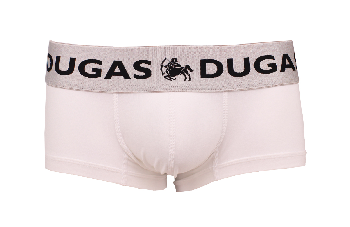 1286 PREMIUM COTTON BOXER (White）｜メンズアンダーウェア DUGAS