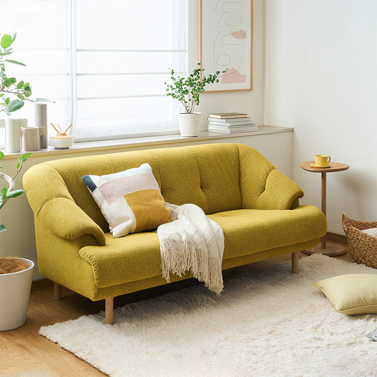 2人掛ソファ 幅169cm UW2412 ミモザ ピュアオーク 通販 | 【公式