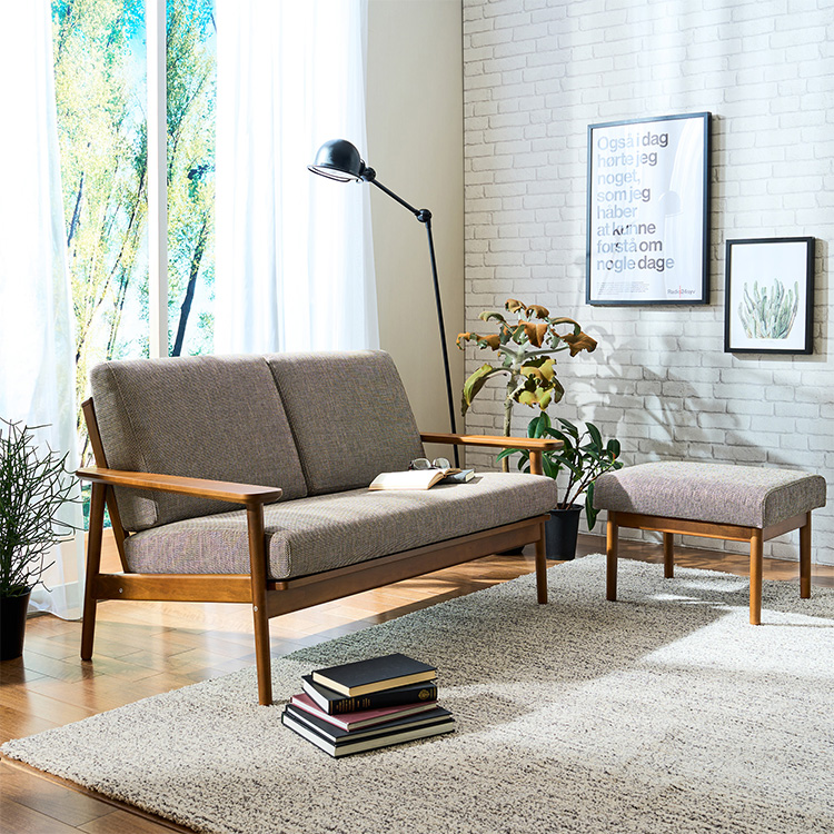 2人掛ソファ WD4302 シャーム・ブラウン ローストビーチ 通販| 【公式