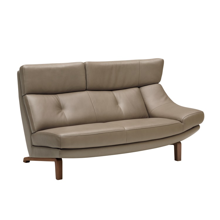 左肘2人掛ソファ ZU4629 グレージュ モカブラウン 通販 | 【公式