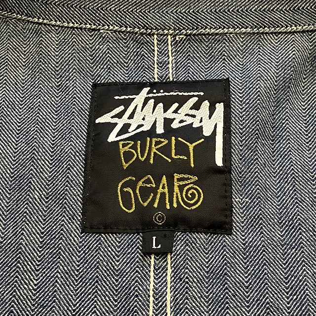 STUSSY BURLY GEAR JACKET 1990'S OLD L｜SAFARI サファリ｜高円寺