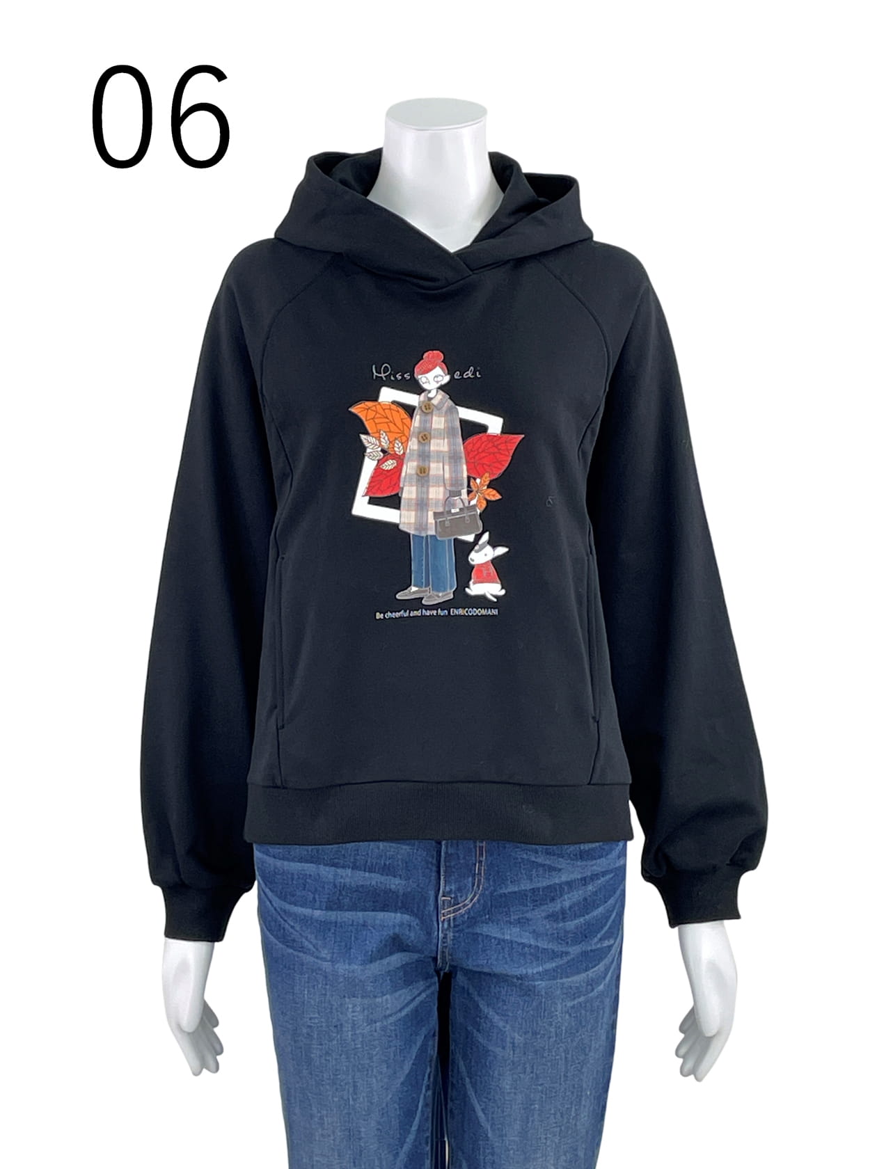 キャラクタープリント パーカー（62550060）｜ミスエディコレクション