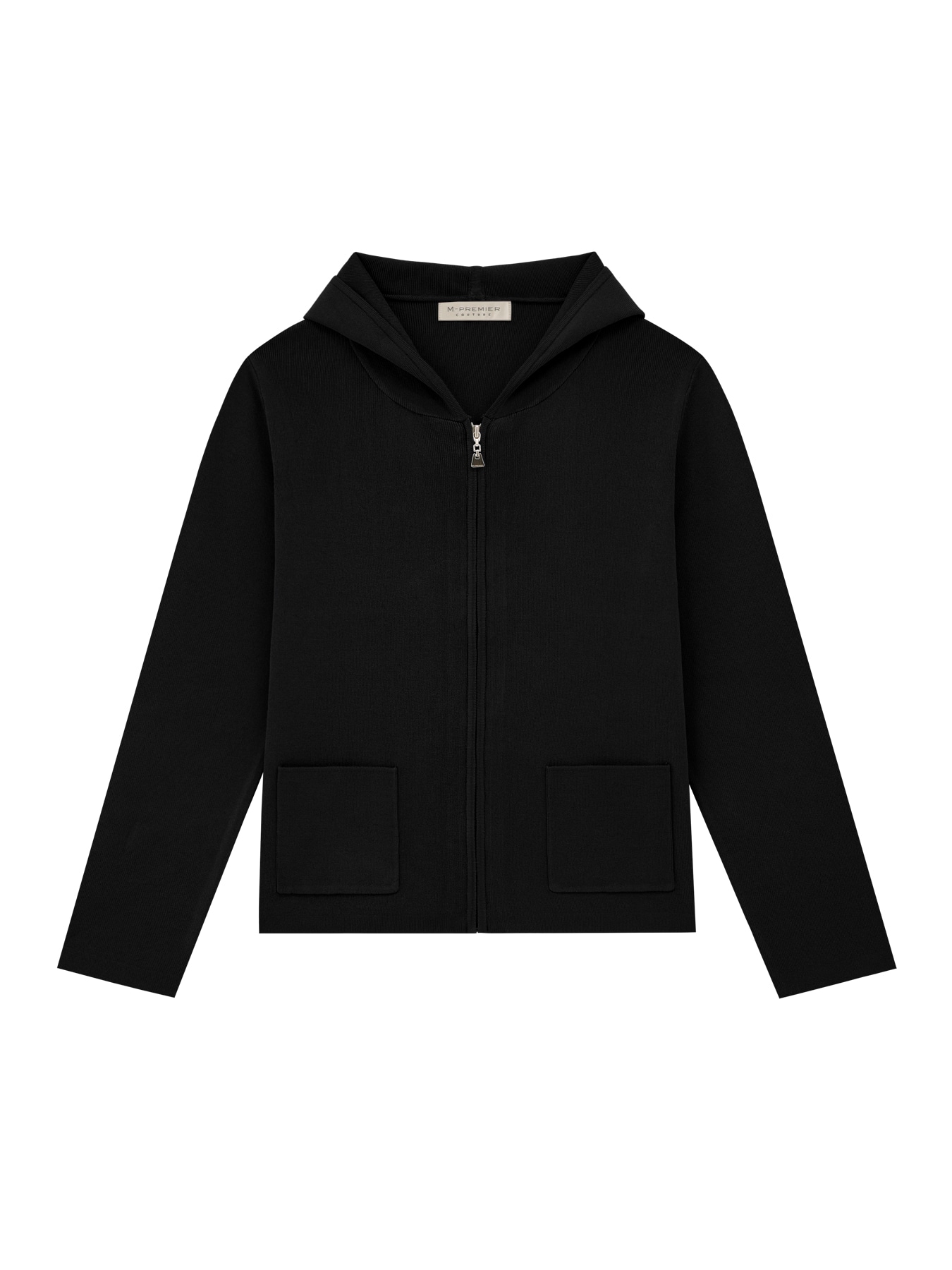 九分袖ジップアップニットパーカー: M-PREMIER公式通販｜m-i-d e