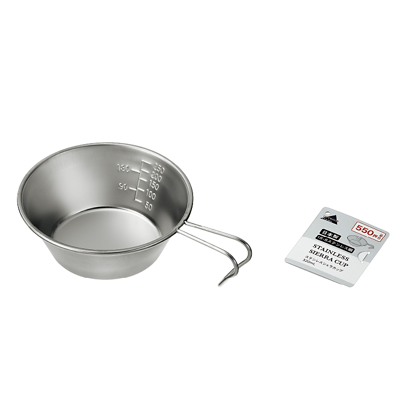 500】 ステンレスシェラカップ 320mL | エコー金属株式会社