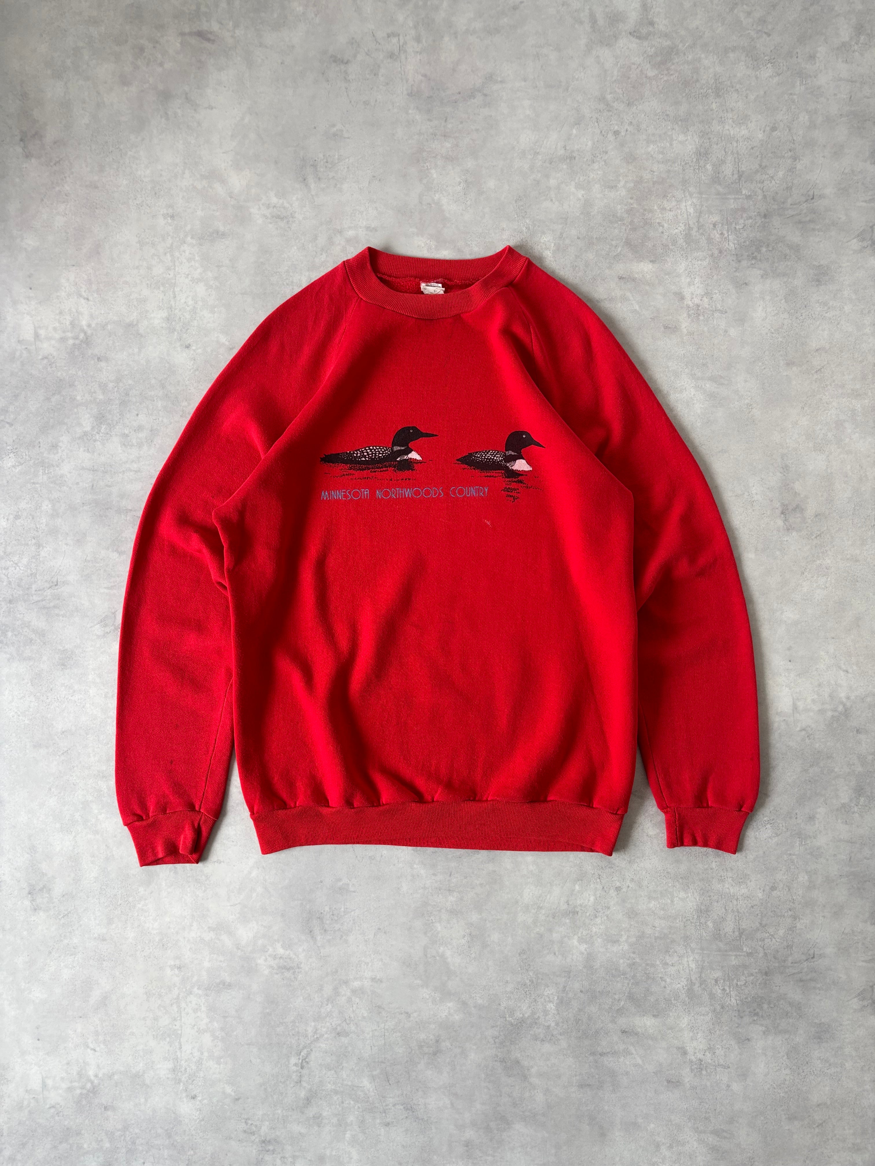 90s Hanes ラグランスリーブスウェット（レッド） – éclair&étoffe vintage