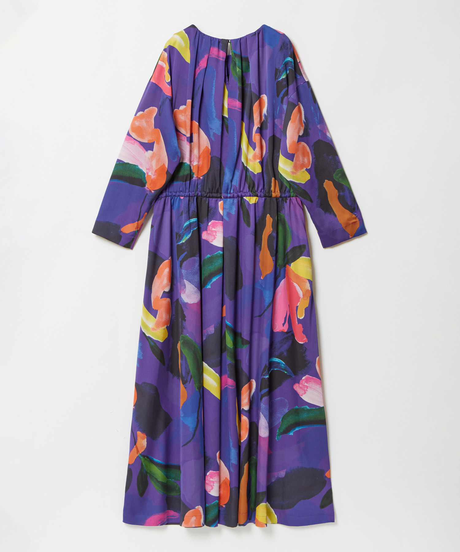 アートフラワープリントワンピース ｜ハウス オブ ロータス＜HOUSE OF