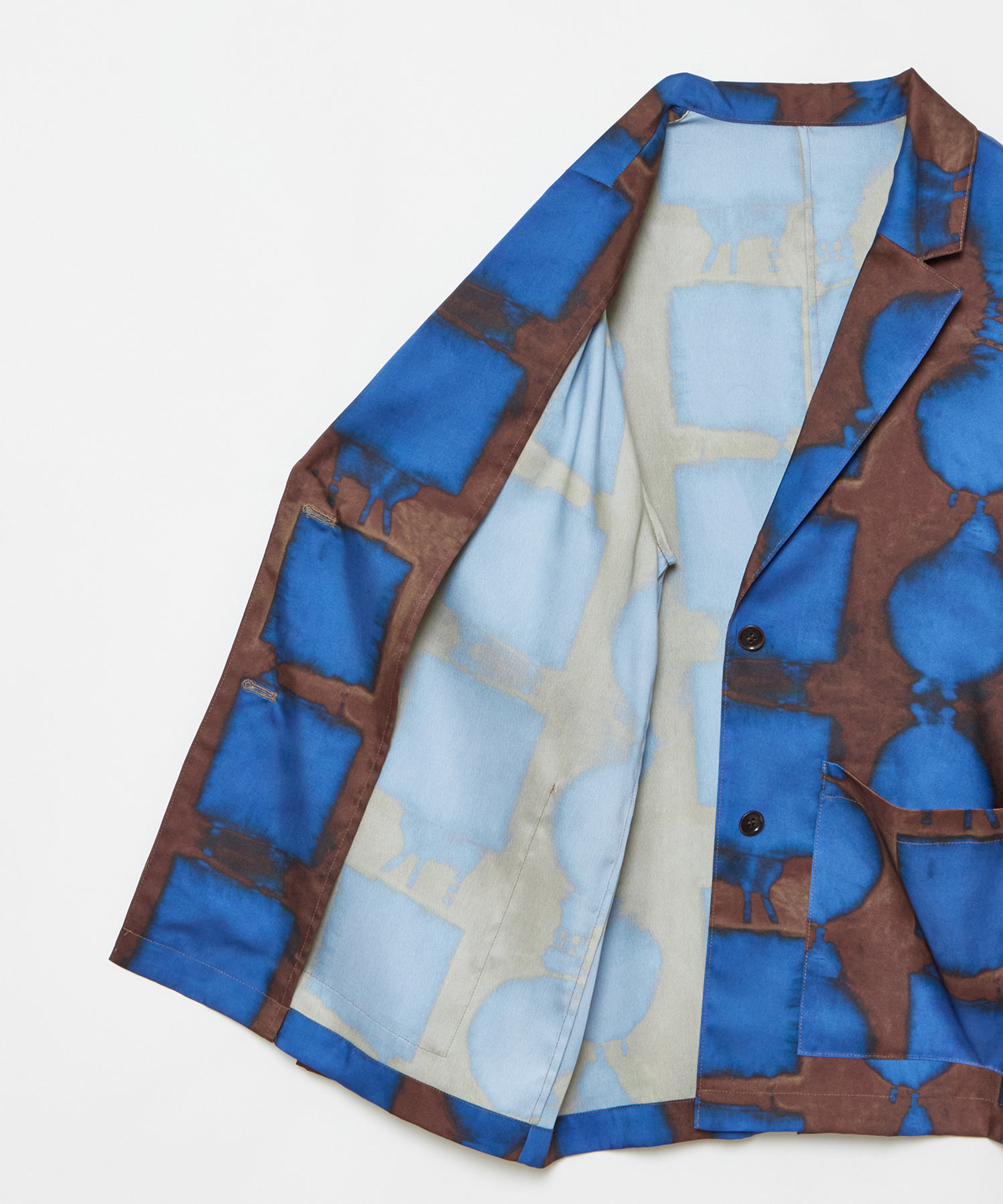 Pattern art プリントジャケット ｜ハウス オブ ロータス＜HOUSE OF