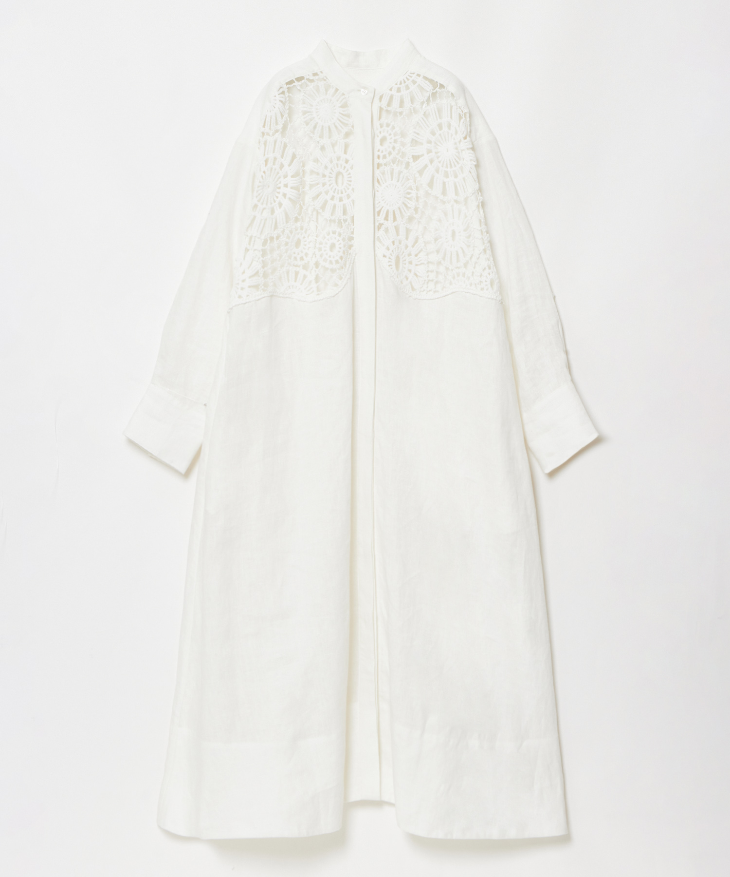 サークルエンブロイダリーリネンワンピース ｜ハウス オブ ロータス