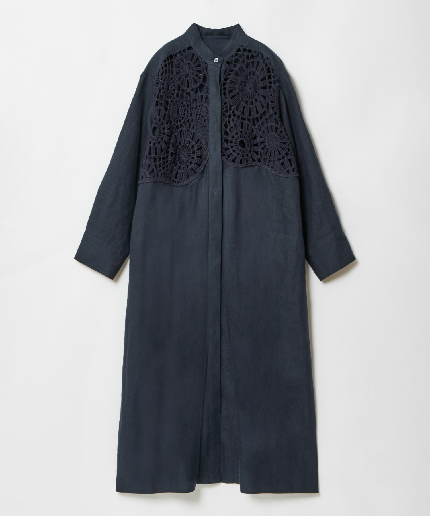 サークルエンブロイダリーリネンワンピース ｜ハウス オブ ロータス