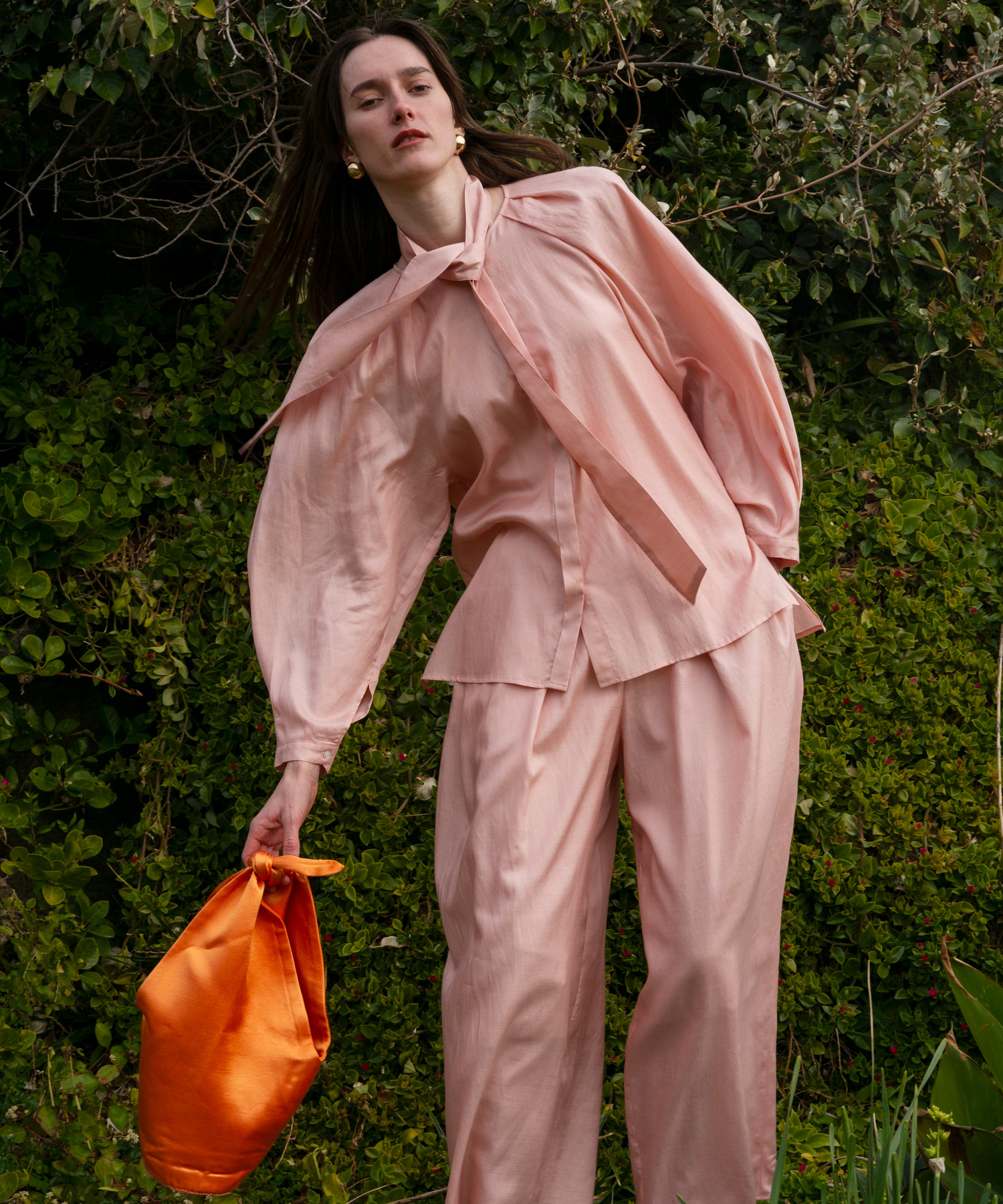 ダスティーツイルフォルムスリーブブラウス ｜ハウス オブ ロータス