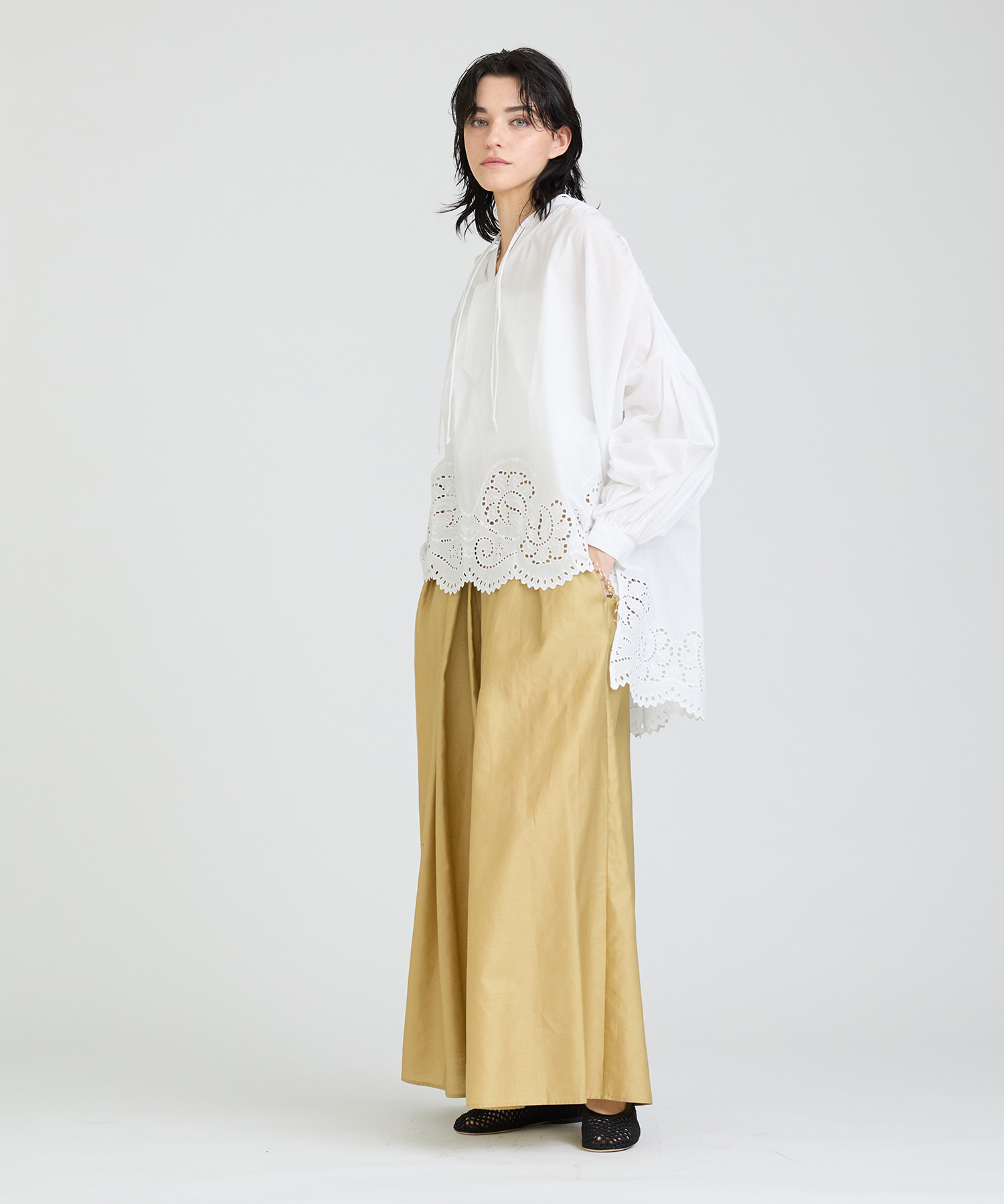 シフリーチュニックブラウス ｜ハウス オブ ロータス＜HOUSE OF LOTUS