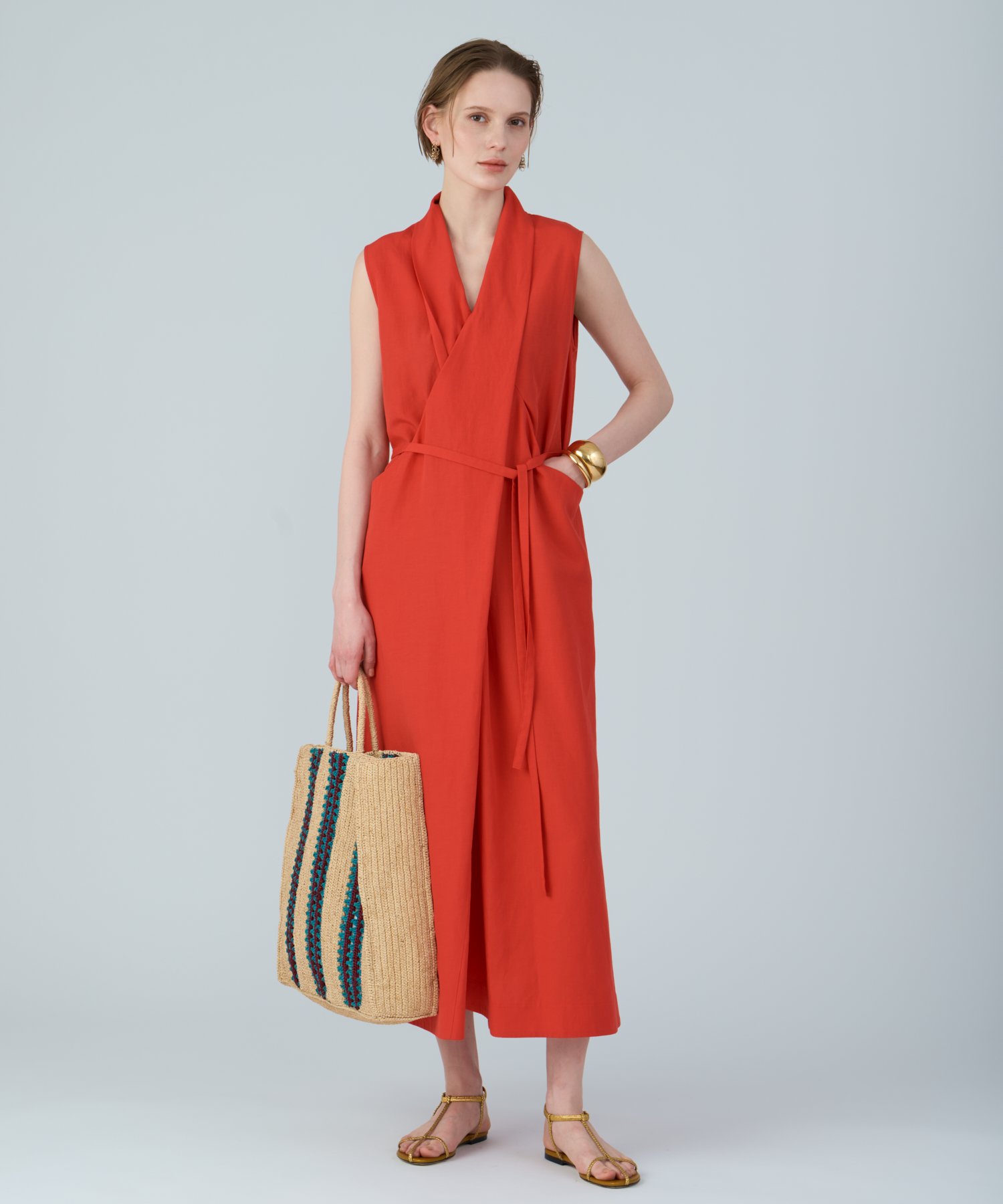 ライトタンブラードレーピングワンピース ｜ハウス オブ ロータス