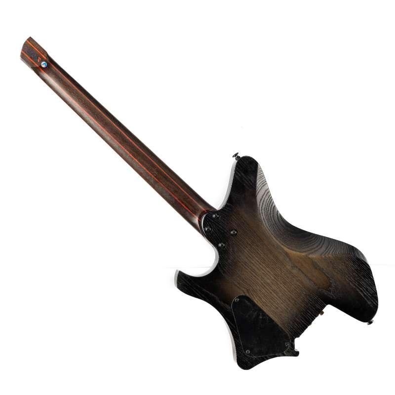 Eart Guitars GW2-Pro Ash Body Wenge Neck Headless Electric Black