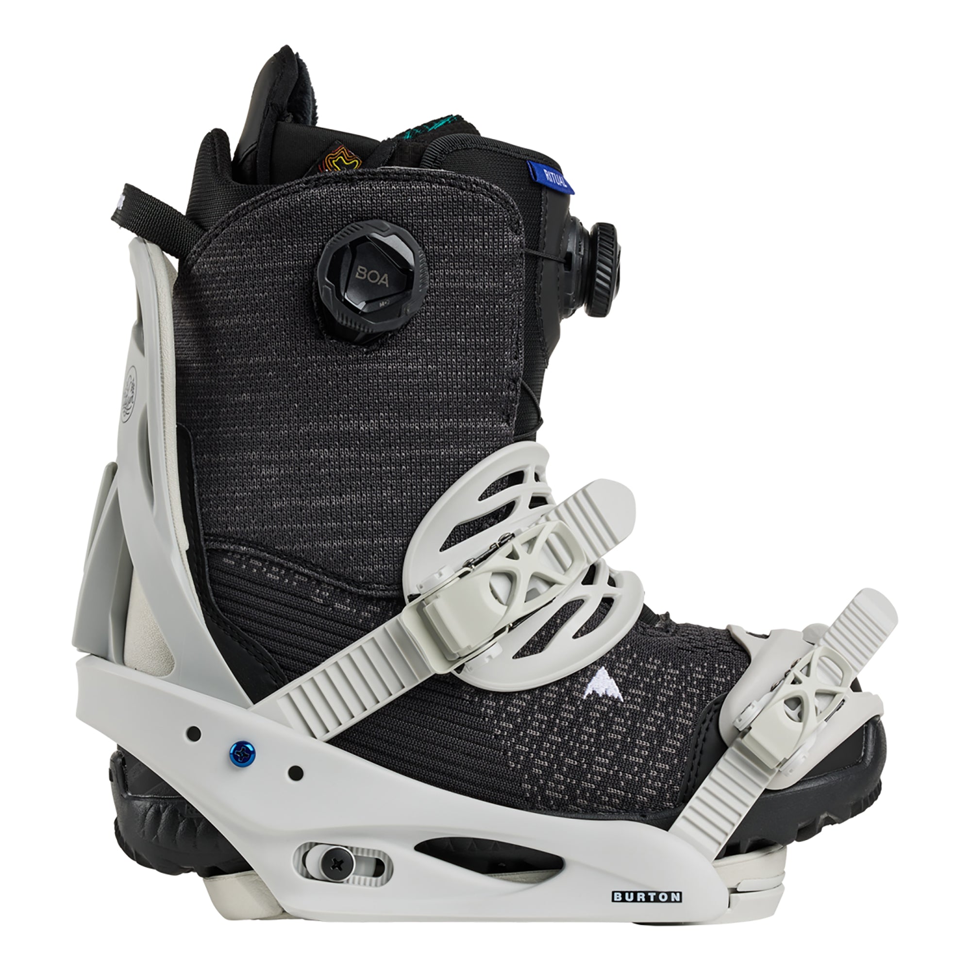 Burton Women's Citizen Re:Flex Snowboard Bindings Gray Cloud