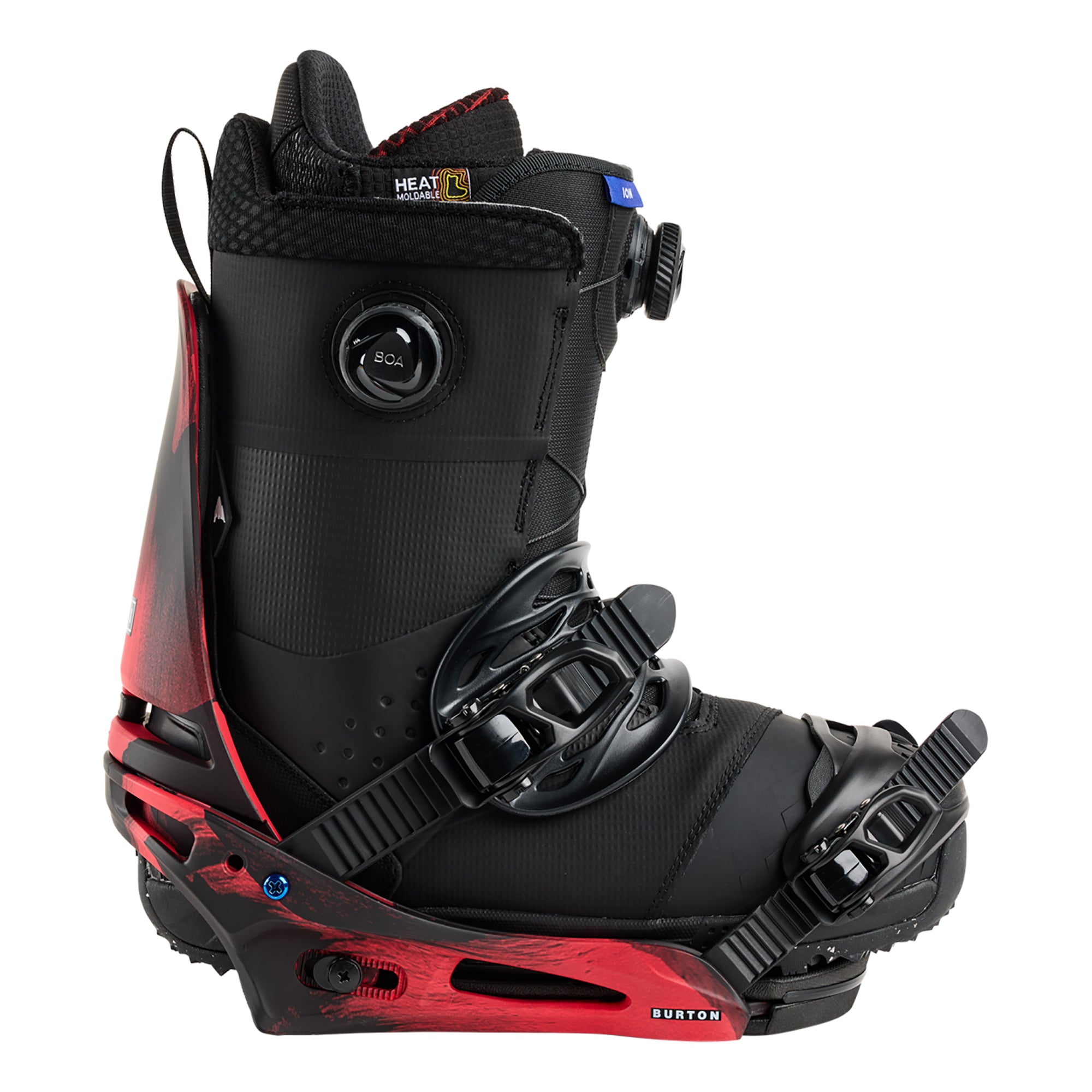 Burton Men's Cartel X Re:Flex Snowboard Bindings Black/Red