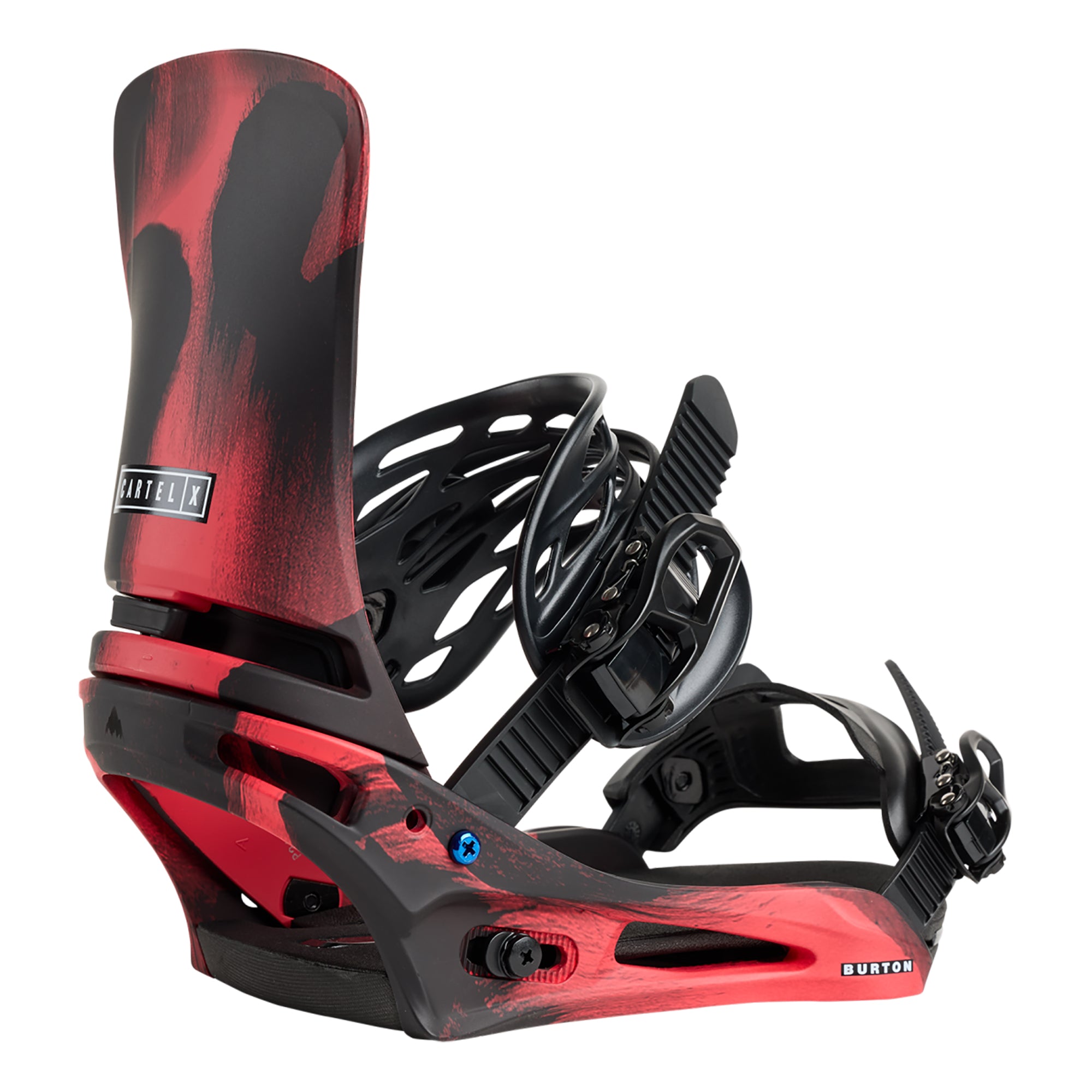 Burton Men's Cartel X Re:Flex Snowboard Bindings Black/Red