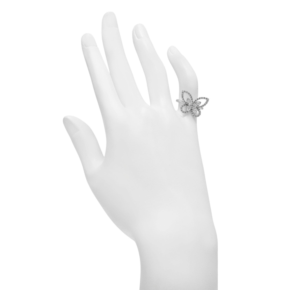 中古] グラフ バタフライシルエット ダイヤモンド RGR370 リング