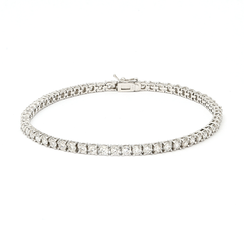 プラチナ950 ダイヤモンド テニス ブレスレット J378640 | ユキザキ