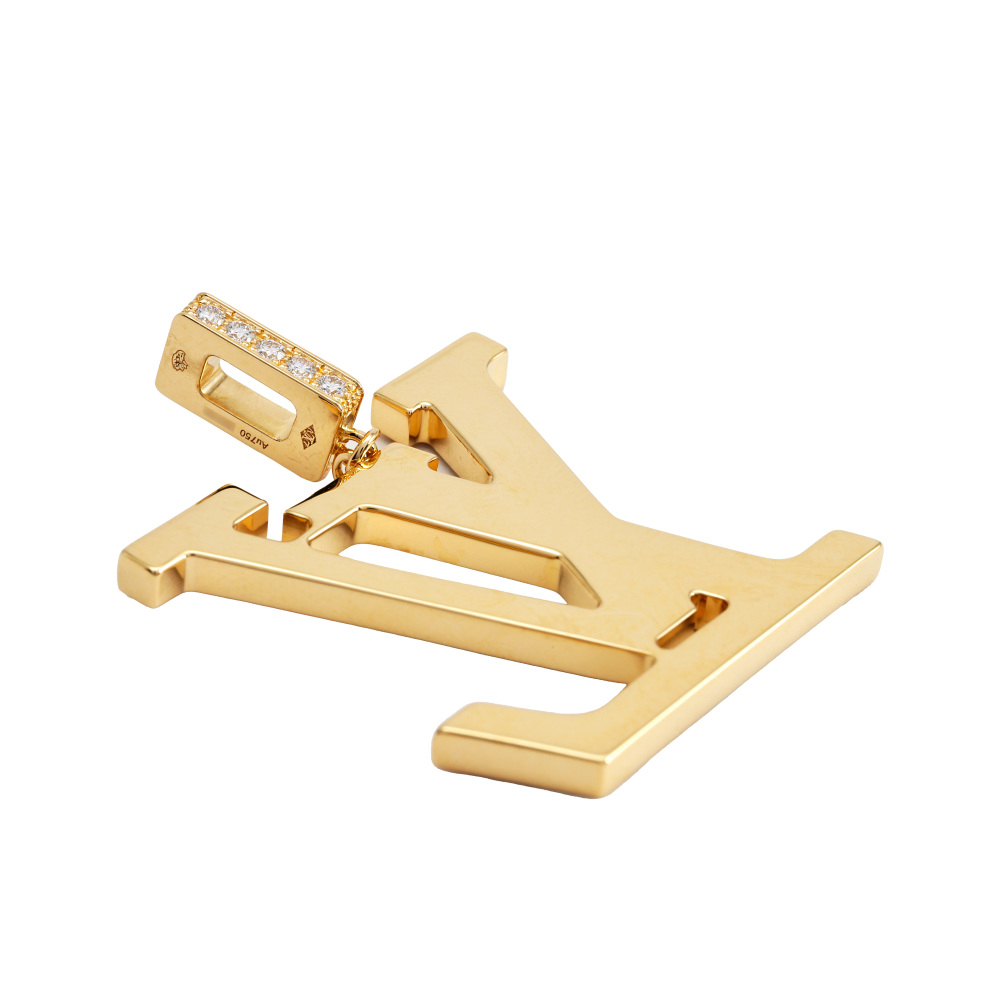 中古] ルイ・ヴィトン パンダンティフ LV XL レインボー(イエロー