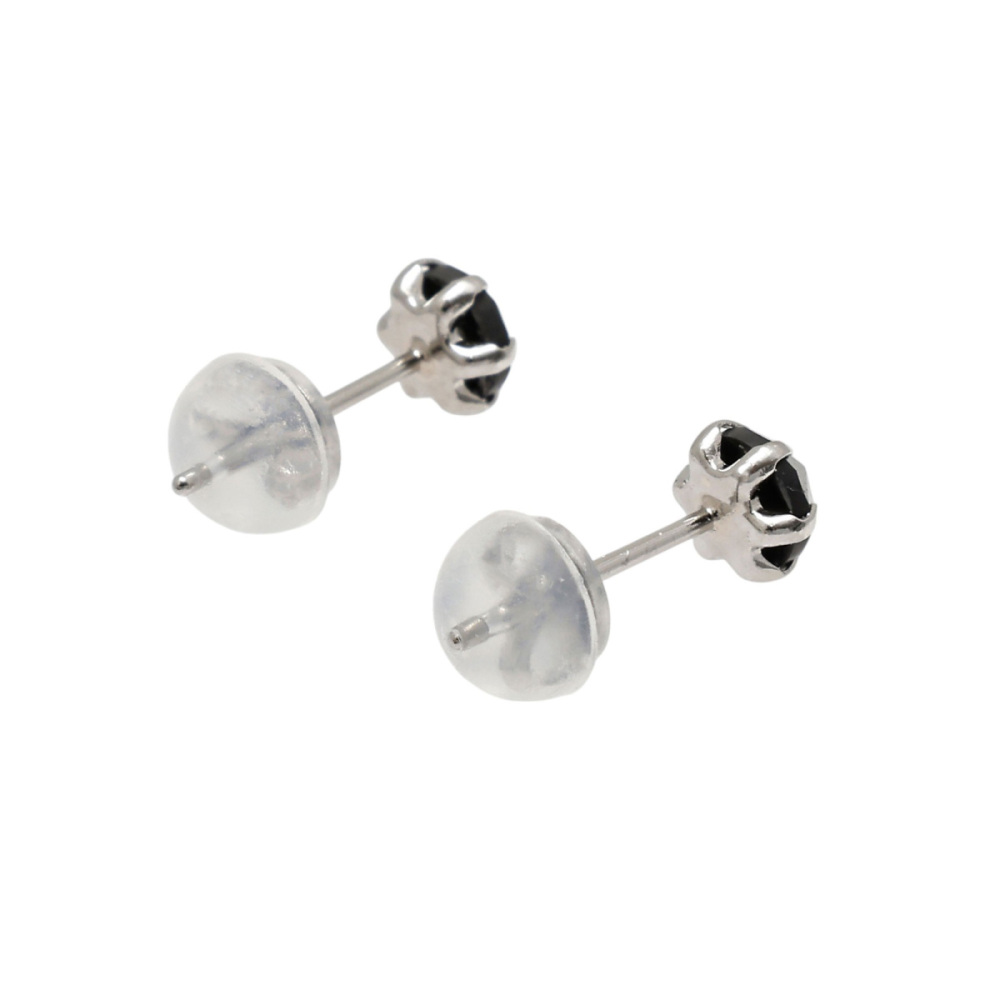 プラチナ900 ブラックダイヤ ピアス J399385 | ユキザキセレクトジュエリー